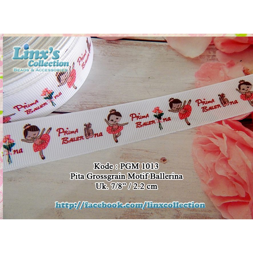 

Pita Grosgrain Motif Ballerina 7/8" /2.2 cm (PGM 1013)