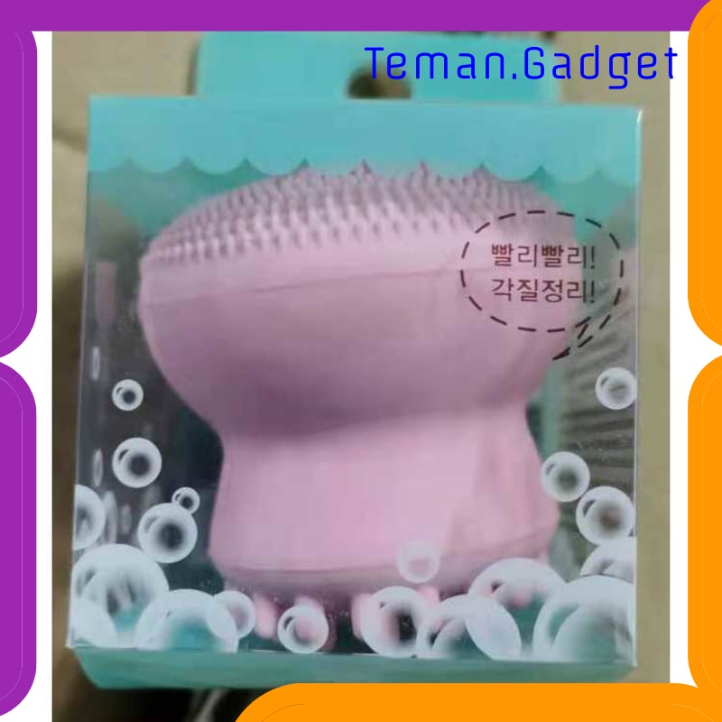 TG-FE245 HUAMIANLI FACIAL CLEANSING PAD SCRUB FACE WASHING BRUSH JELLYFISH