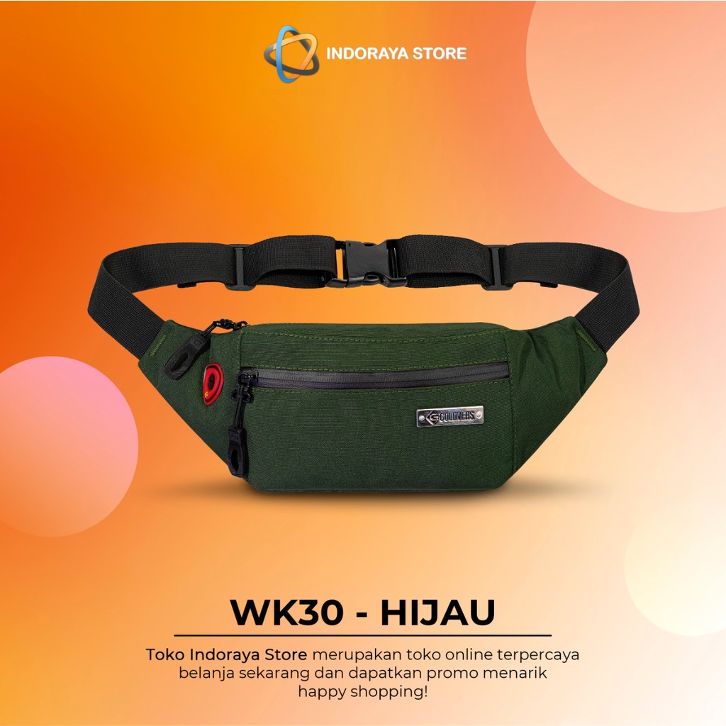 Waistbag Tas Selempang FASHION Pria Tas Waist bag Tas Pinggang Pria Wanita Tas Selempang Pria IMPORT