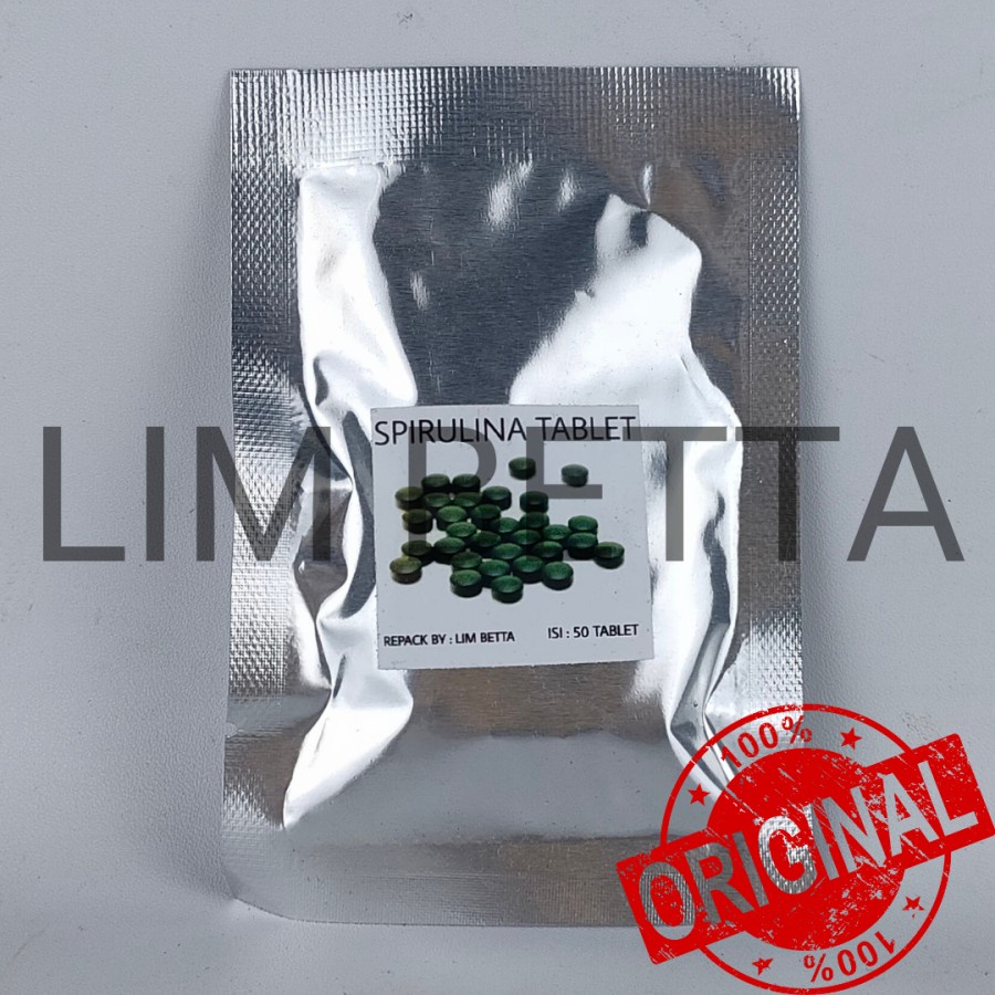 Spirulina Tablet 50 Butir / Spirulina Tablet platensis