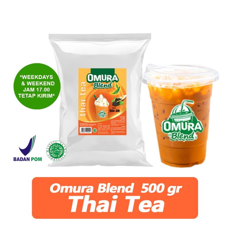 

SERBUK MINUMAN OMURA BLEND THAI TEA 500 GRAM