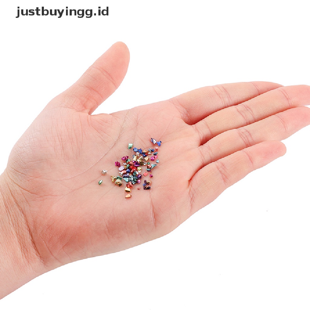 [justbuyingg.id] Broken Glass Stones Resin Fillings Crystal UV Epoxy Filler DIY Crafts Making ID