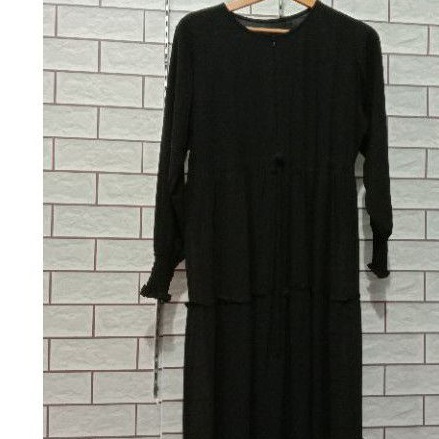 Gamis ceruty full furing premium