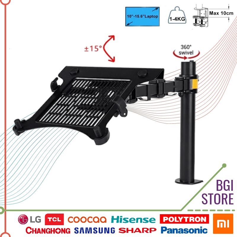 Laptop Holder Bracket laptop tray Laptop peyambung