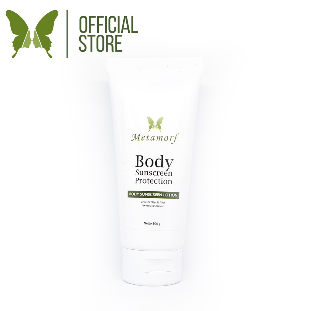 Jual Metamorf Body Sunscreen Protection 100g Tabir Surya Tubuh