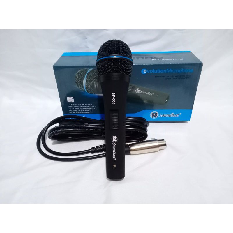 mic murah microphone kabel soundbeat SF-608.