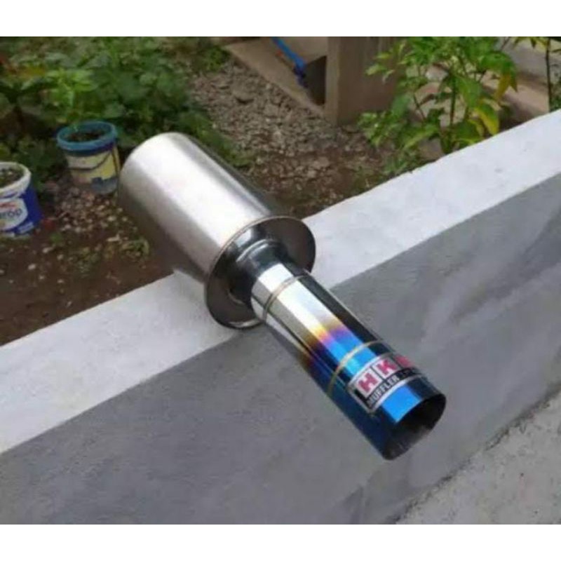 Knalpot Mobil Racing Mobil HKS Plong Type Suara Bass Kering Cocok Untuk Semua Jenis Mobil Berbahan B