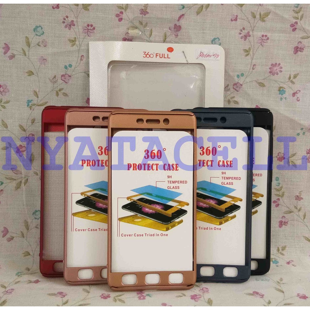 Case Ipaky 360 Xiaomi Redmi 4 Prime Slim Hard Full Body Protection