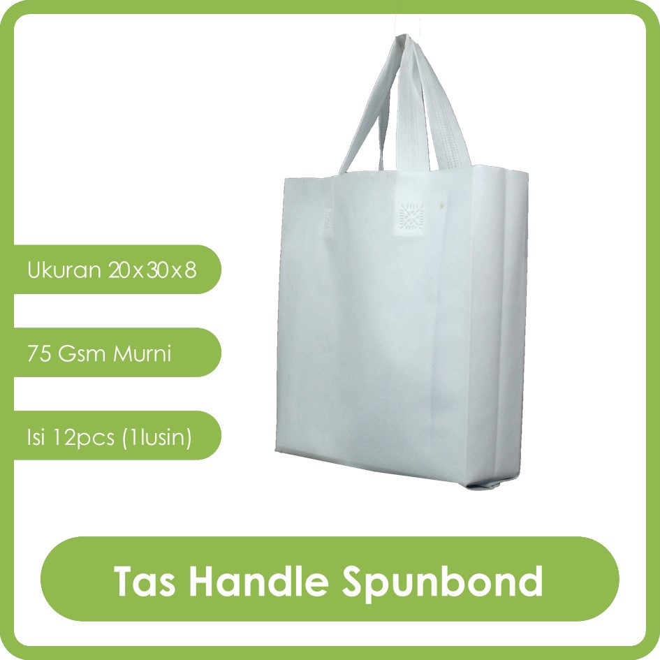 

GOODIE BAG SPUNBOND HANDLE 20x30 LUSINAN / Tas Belanja Murah / Kantong Belanja