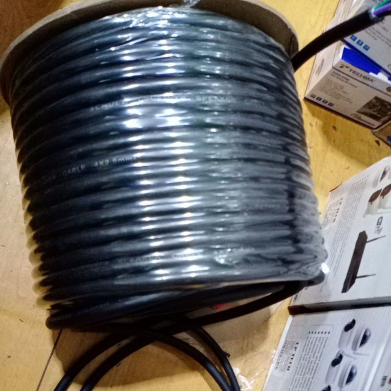 Kabel speaker merk schulz 4x2,5mm original  dijual per 10m