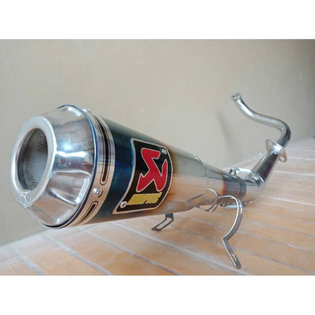 Knalpot Racing akrapovic Beat Spacy Scoopy Beat Street Vario FI