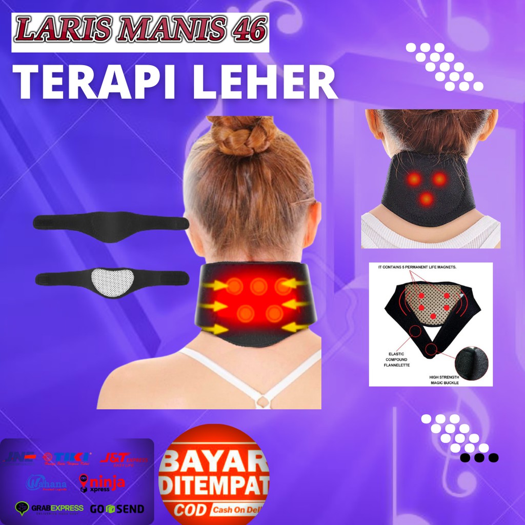 Alat Terapi Leher Magnetik - Sabuk Tourmaline Leher Magnetik