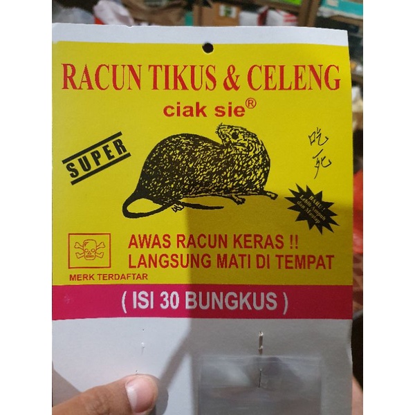 racun tikus ciak sie