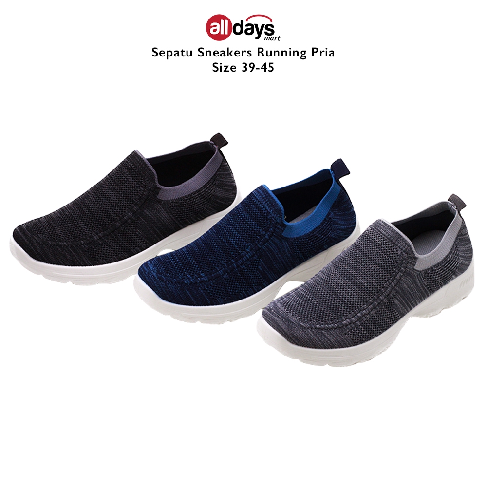 Faster Sepatu Sneakers Slip On Casual Pria 1910-121 Size 39-44