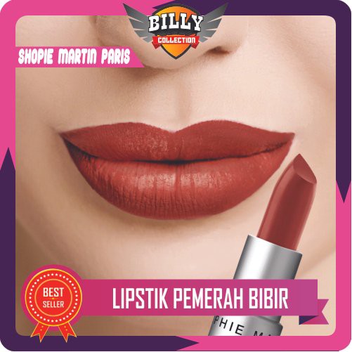 promo   LIPSTIK PEMERAH BIBIR SOPHIE MARTIN PARIS MERAH BATA    murah