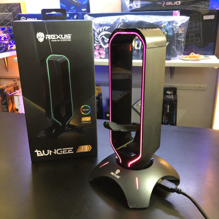 Headset Stand Rexus Bungee J3 RGB