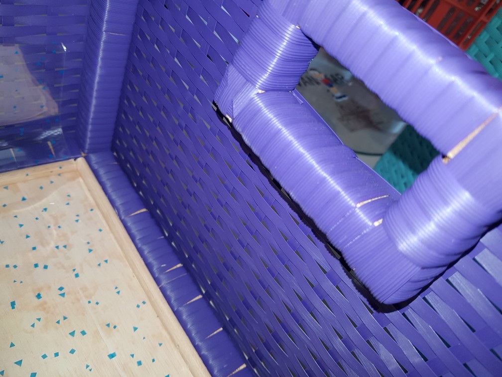 Lemari / Laci Rotan Sintetis Isi 6 Model Samping