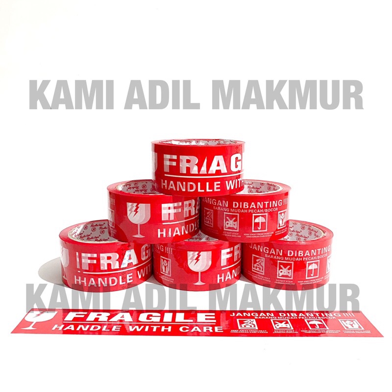 

LAKBAN FRAGILE MERAH (48MM x 60Y)