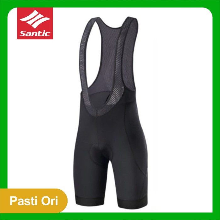 celana bib sepeda - celana pading bib roadbike - bib padding santic BEST SELLER