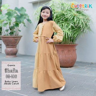 Jual TERMURAH!! SET SETELAN BAJU GAMIS ANAK PEREMPUAN MUSLIM CUTETRIK