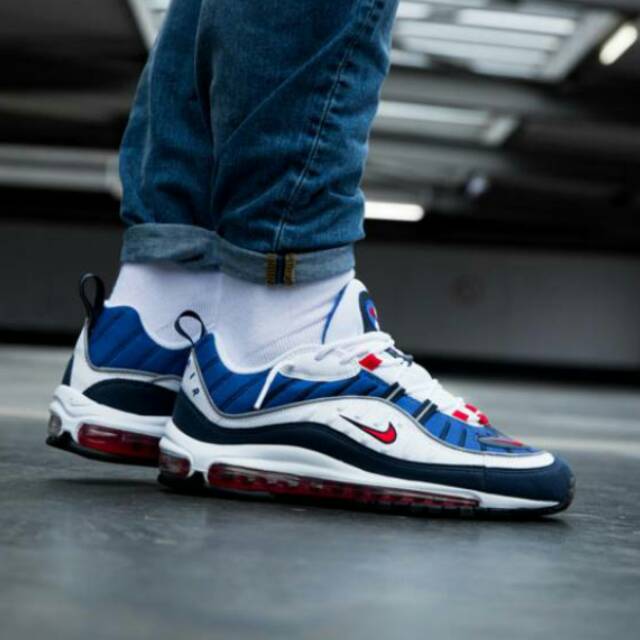 SEPATU NIKE AIR MAX 98 "GUNDAM" PREMIUM ORIGINAL. SEPATU NIKE MURAH. SNEAKERS COWO IMPORT