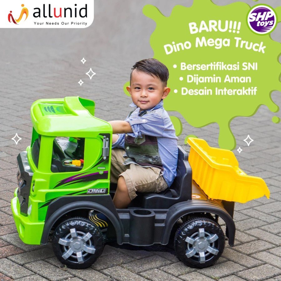 Mainan Anak Mobil Aki Truck Pasir Mega Truck VOLTA 5032 SNI Garansi Termurah Murah-2