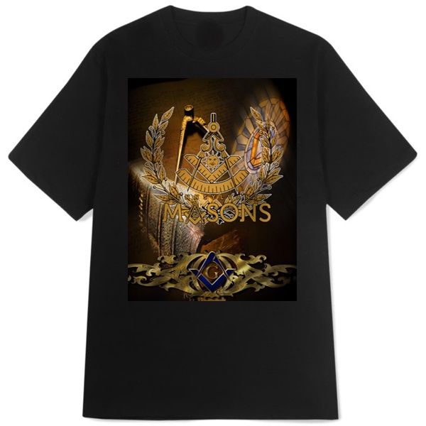 Kaos Freemasonry Masonic MASONS Tshirt Unisex