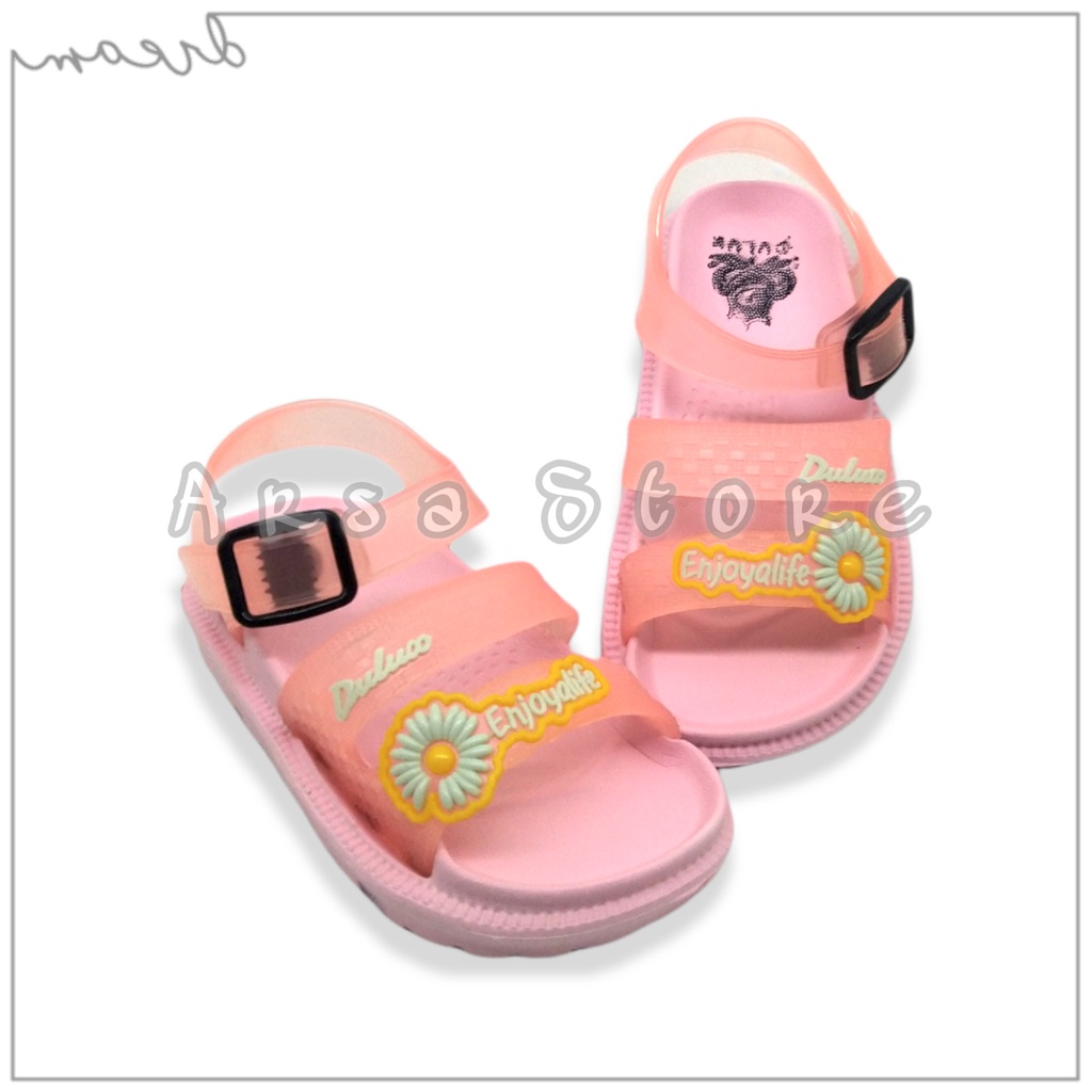 Promo Sandal Anak Baby Perempuan Terbaru / Sendal BATITA Anak Cewek Tali Belakang Umur 1 - 3 Tahun