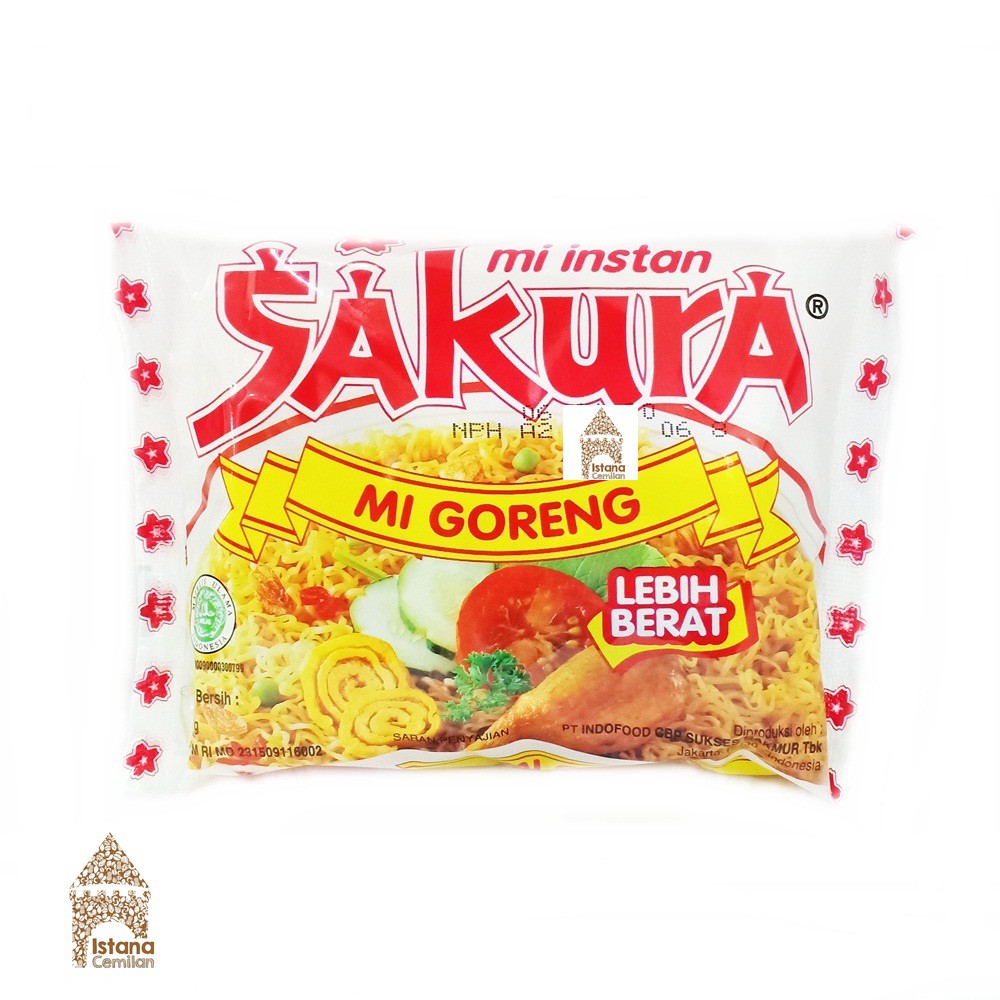 Mie Instan SAKURA Mi Goreng Jadul Viral 60 Gram