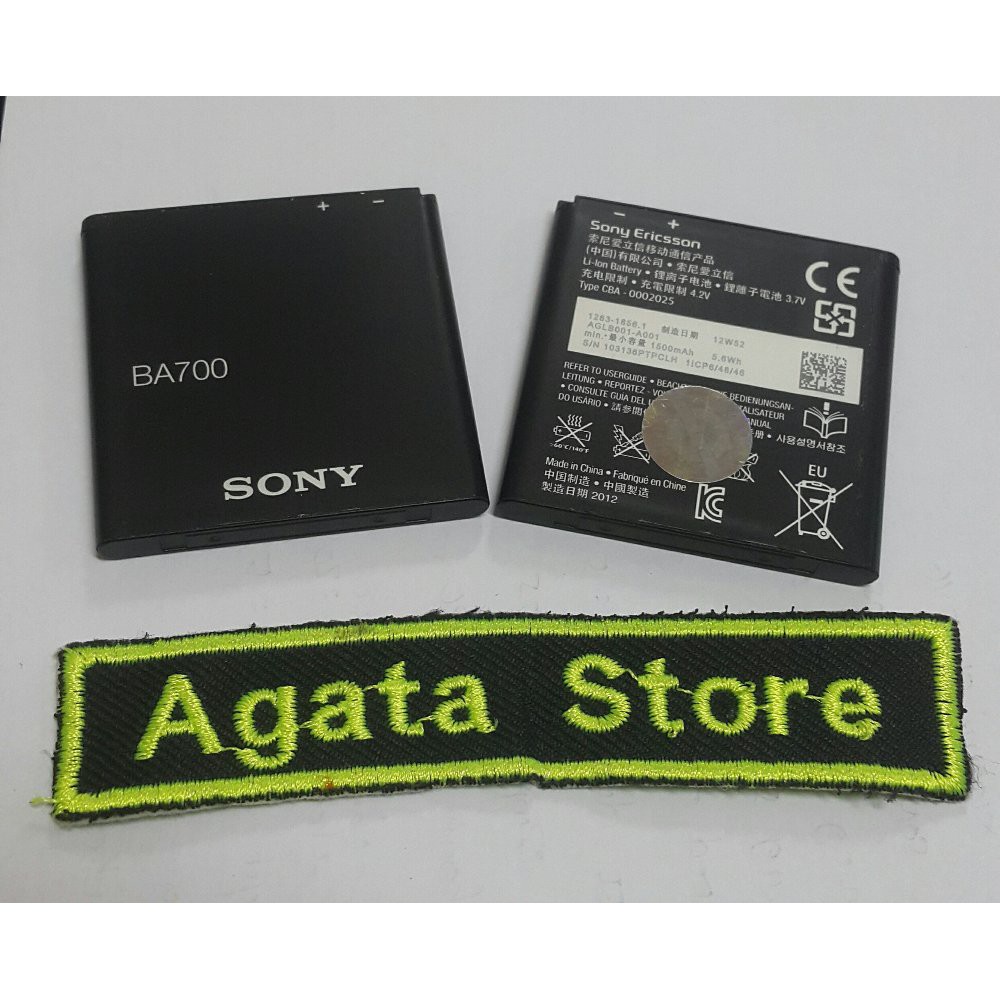 Unik Baterai Sony BA700 Original For MT11i MT15i ST18i  ST23i Battery BA 700 Sony Ori Limited