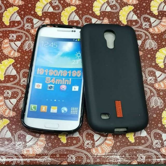 Silikon karet hitam capdase samsung i9190 i9195 S4 mini murah meriah soft case Samsung S4 mini