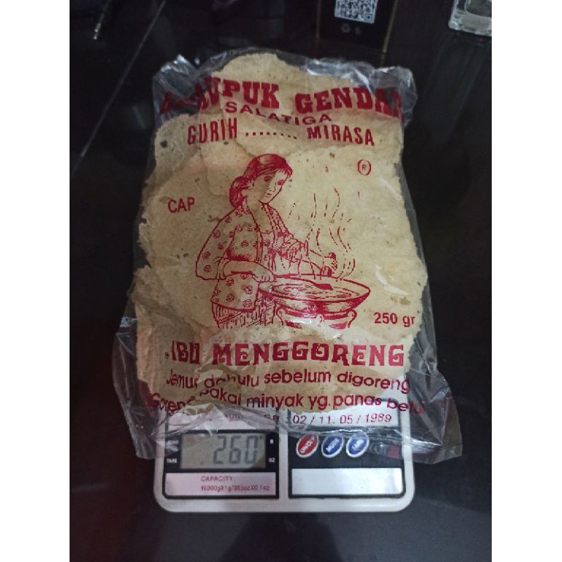 

Krupuk Gendar Oleh Oleh Khas Salatiga 250 gram