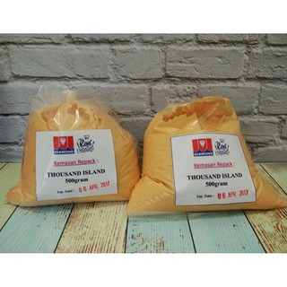 

ENAK Diamond Thousand Island kemasan Repack 500gram, Lokal Produk. TERLEZAT