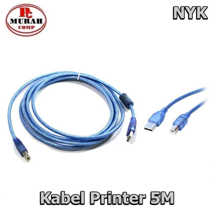 Kabel USB Printer  5M  5 METER NYK
