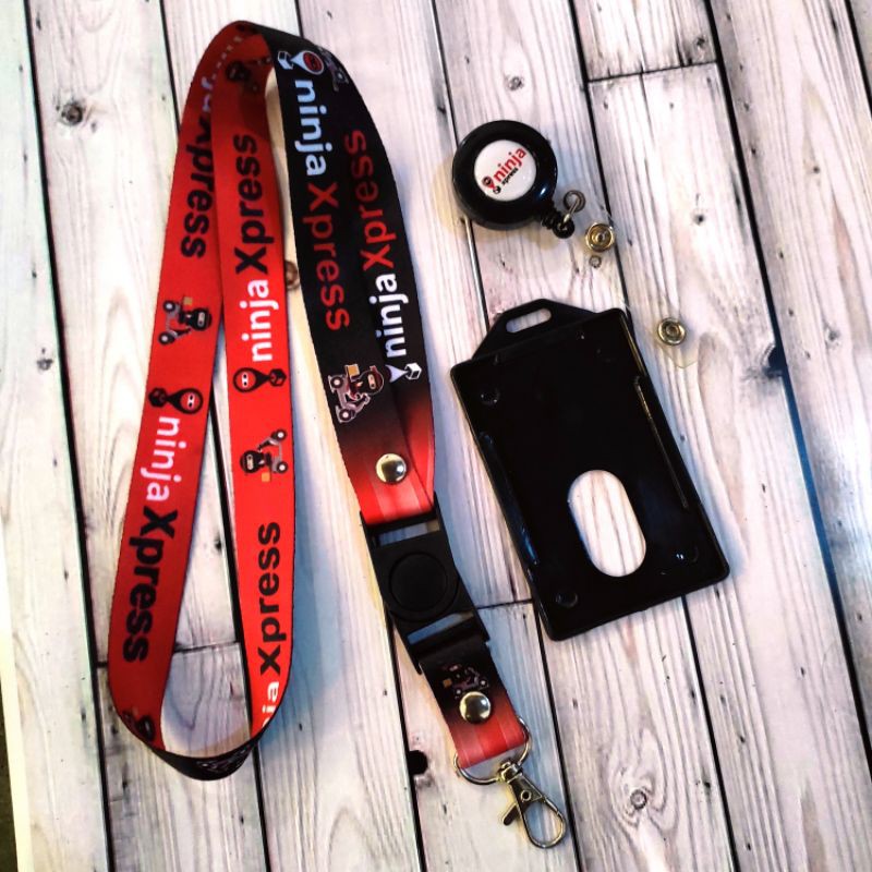 

NINJA EXPRESS" LANYARD ID CARD - TALI ID NINJA EXPRES"-PRINTING FULL-READY STOK