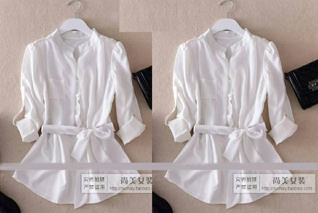 Baju Wanita Atasan Blouse Kemeja kitty peplum/kemeja Polos