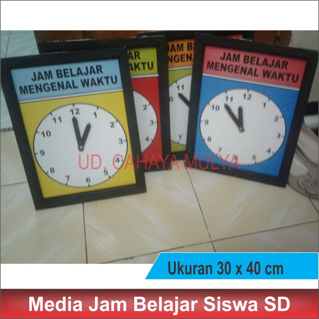 

Jam Belajar Siswa - Alat Peraga Jam