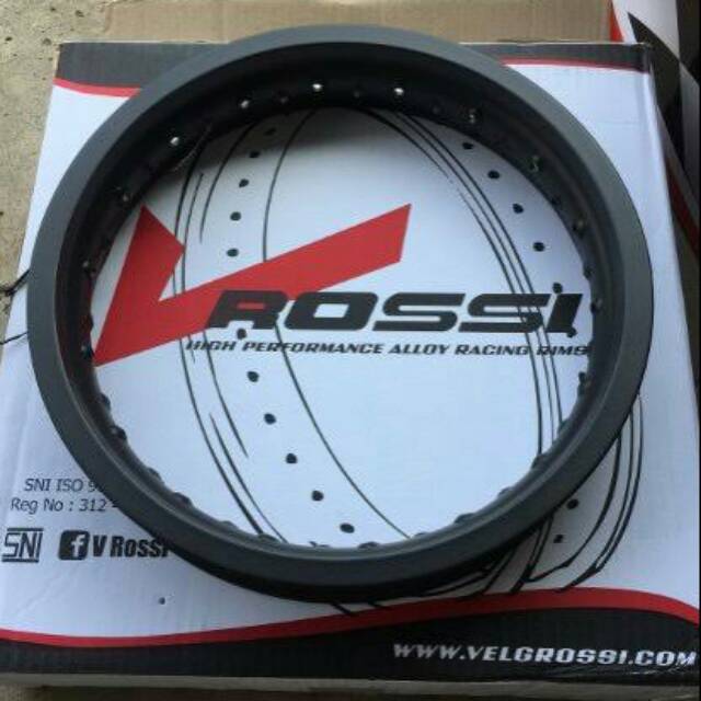 Velg Rossi 185 X 14 Wm Hitam (Ring 14) Matic