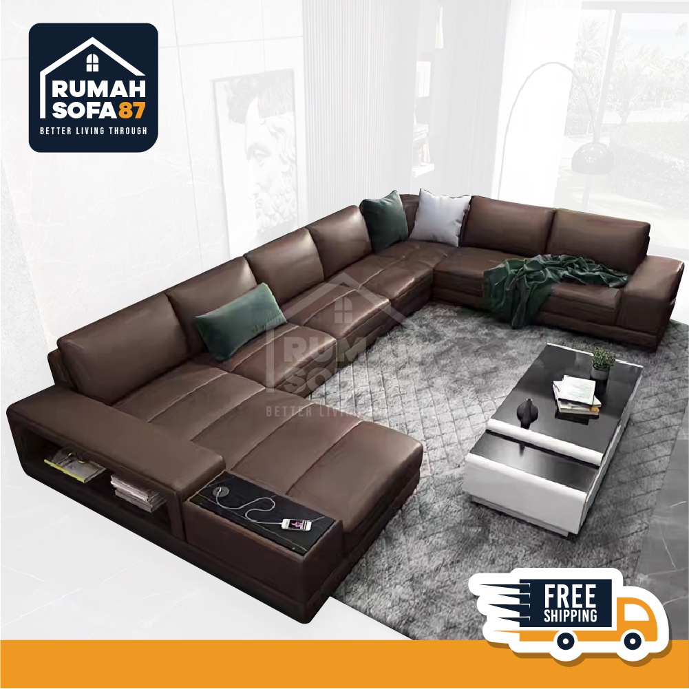 Sofa leter U / sofa minimalis / sofa keluarga