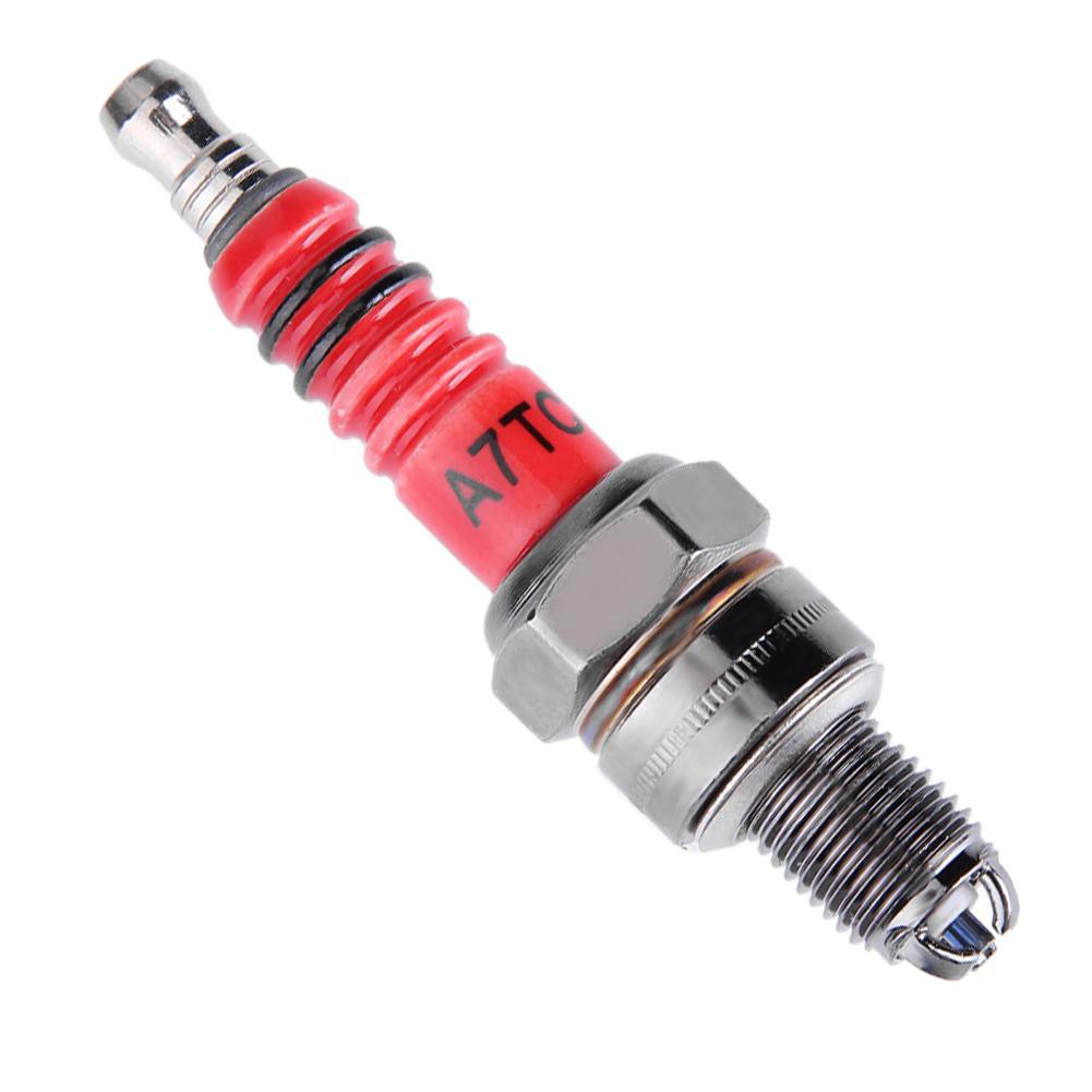 MOJITO YeSheng High Performance 3-Electrode Motorcycle Spark Plug A7TC for 50cc-150cc ATV