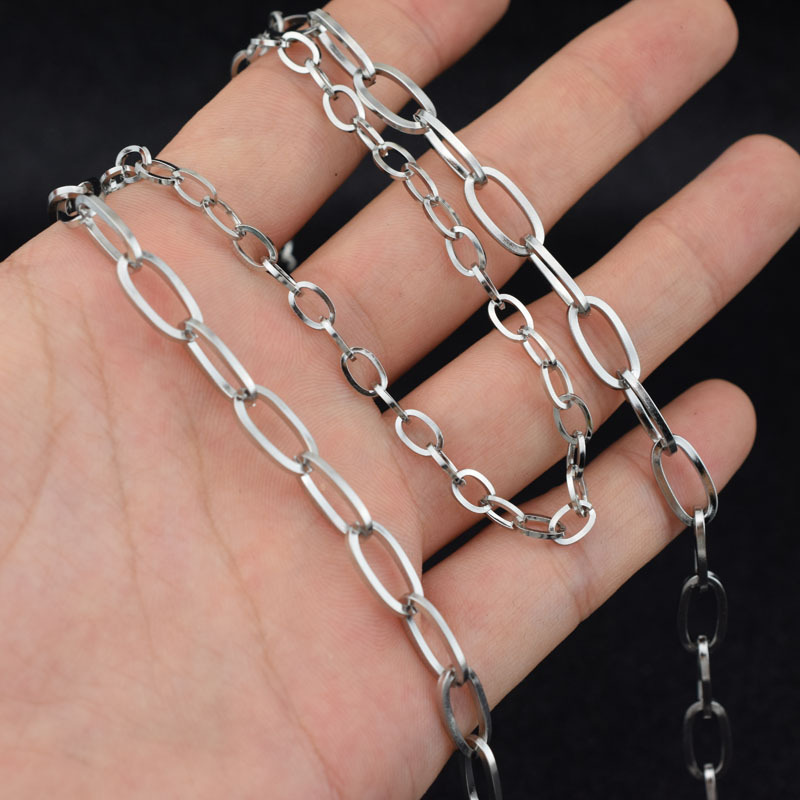 Kalung Panjang Double Layer Bahan Stainless Steel