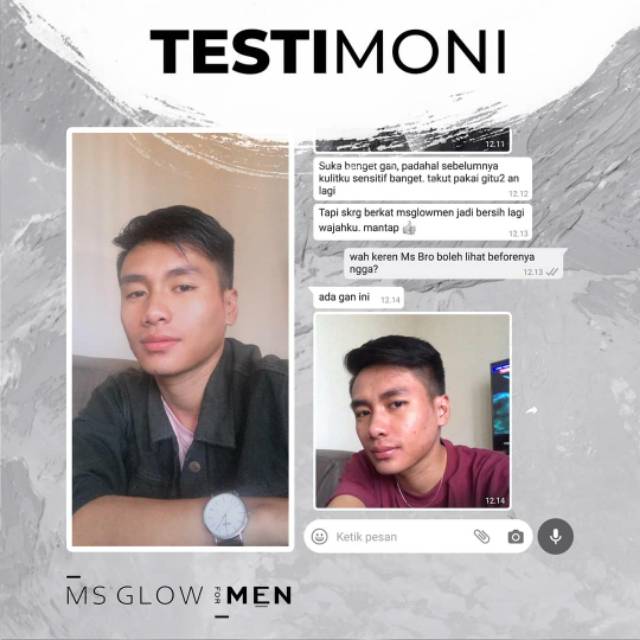 MS Glow For Men Perawatan Wajah Pria