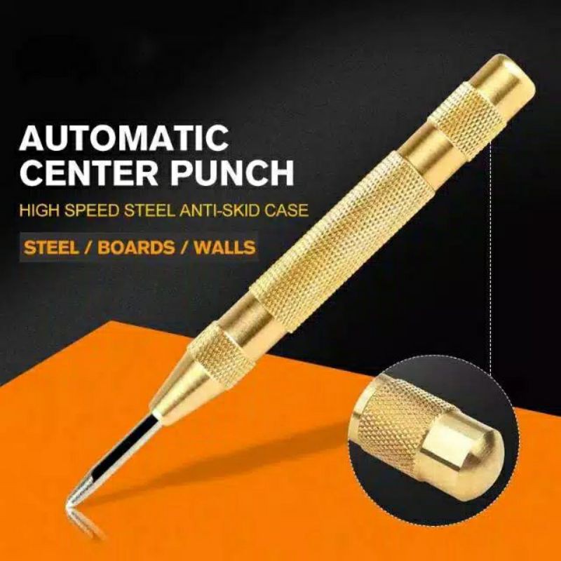 Penanda Titik Bor / Drip Automatic Center Punch 130mm