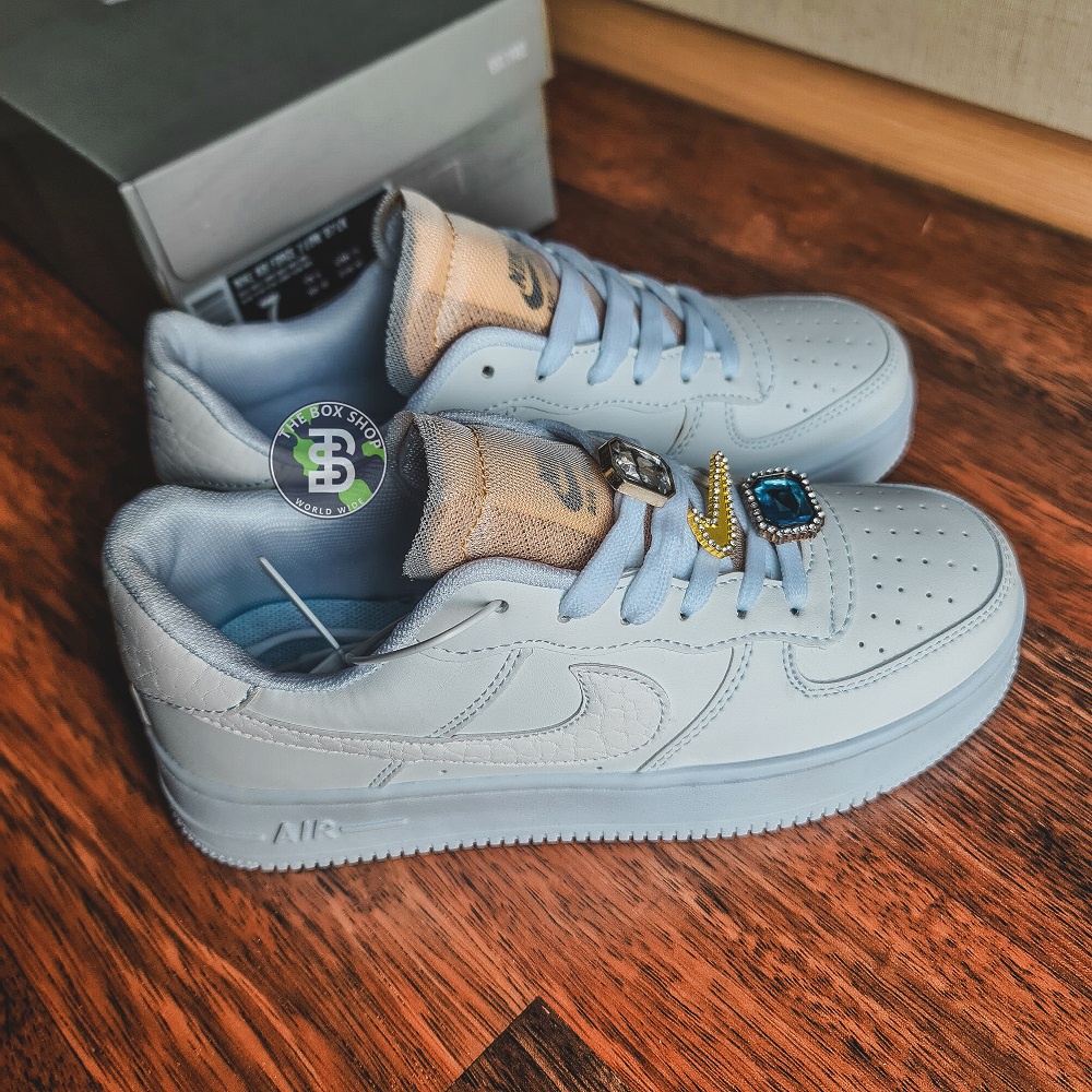 AIR FORCE 1 LOW PRM JEWELS BLING WHITE (W)-4