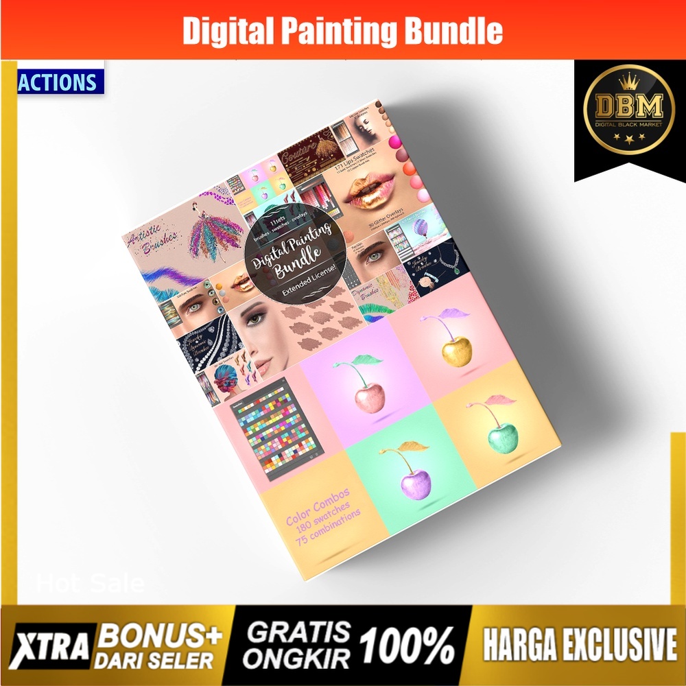 Digital Painting Bundle - Adobe Photoshop &amp; Illustrator