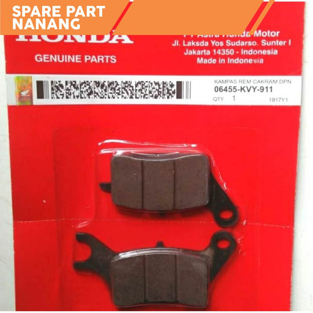 KAMPAS REM DEPAN HONDA BEAT KARBU BARANG ORI HGP