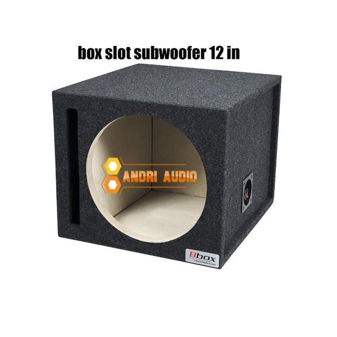 audio video mobil Box Slot Subwoofer 12 Inch
