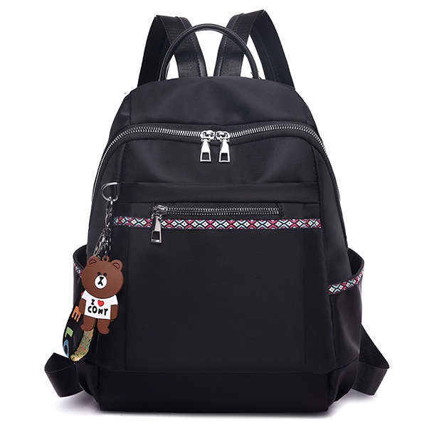 BJ42228 - BLACK/GRAY/RED TAS RANSEL BACKPACK PUNGGUNG NYLON TAS WANITA FASHION IMPORT MODIS ELEGAN TERMURAH TERLARIS TERBARU BAGSTORE JAKARTA TAS BATAM VC89466 DJ2727 LT1388 EL692 BQ2228 JTF1079 KPC8918 CR7009