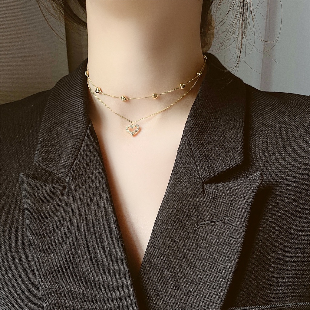 Kalung Tala By Kyla Berlapis Emas 14K Korea 14K untuk Wanita