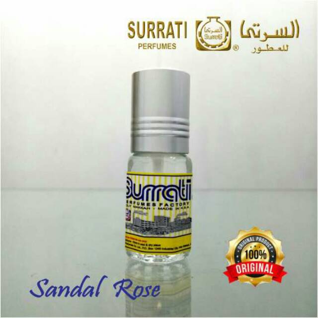 Sandal Rose 3ml Surrati Original